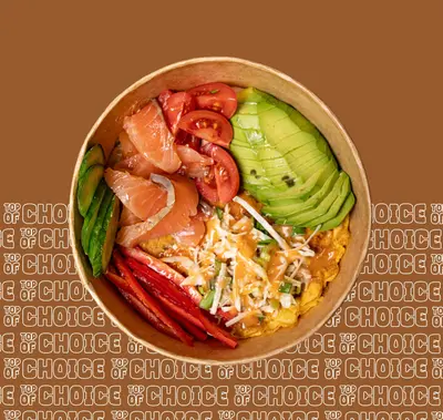Omlet Bowl Somon